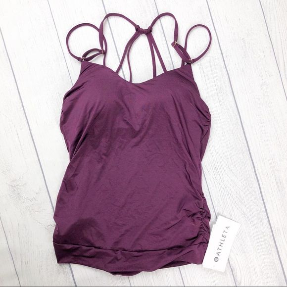 Athleta‎ Amethyst Aqualuxe Tankini XS - Picture 1 of 4